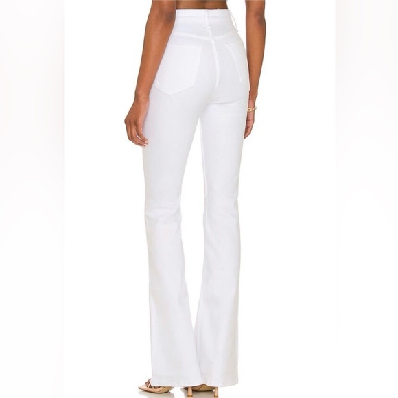 rag & bone Casey High Rise Flare Jeans in Optic White Size 27 (NWT) Retail $255 - Picture 3 of 4